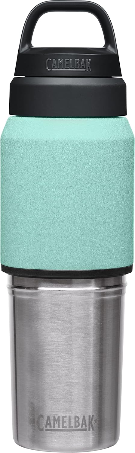 CamelBak Botella de agua y taza de viaje MultiBev – Acero inoxidable aislado