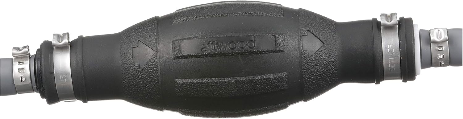 Attwood 93806EI7 Kit de línea de combustible portátil para tanque de combustible, no para uso en Estados Unidos