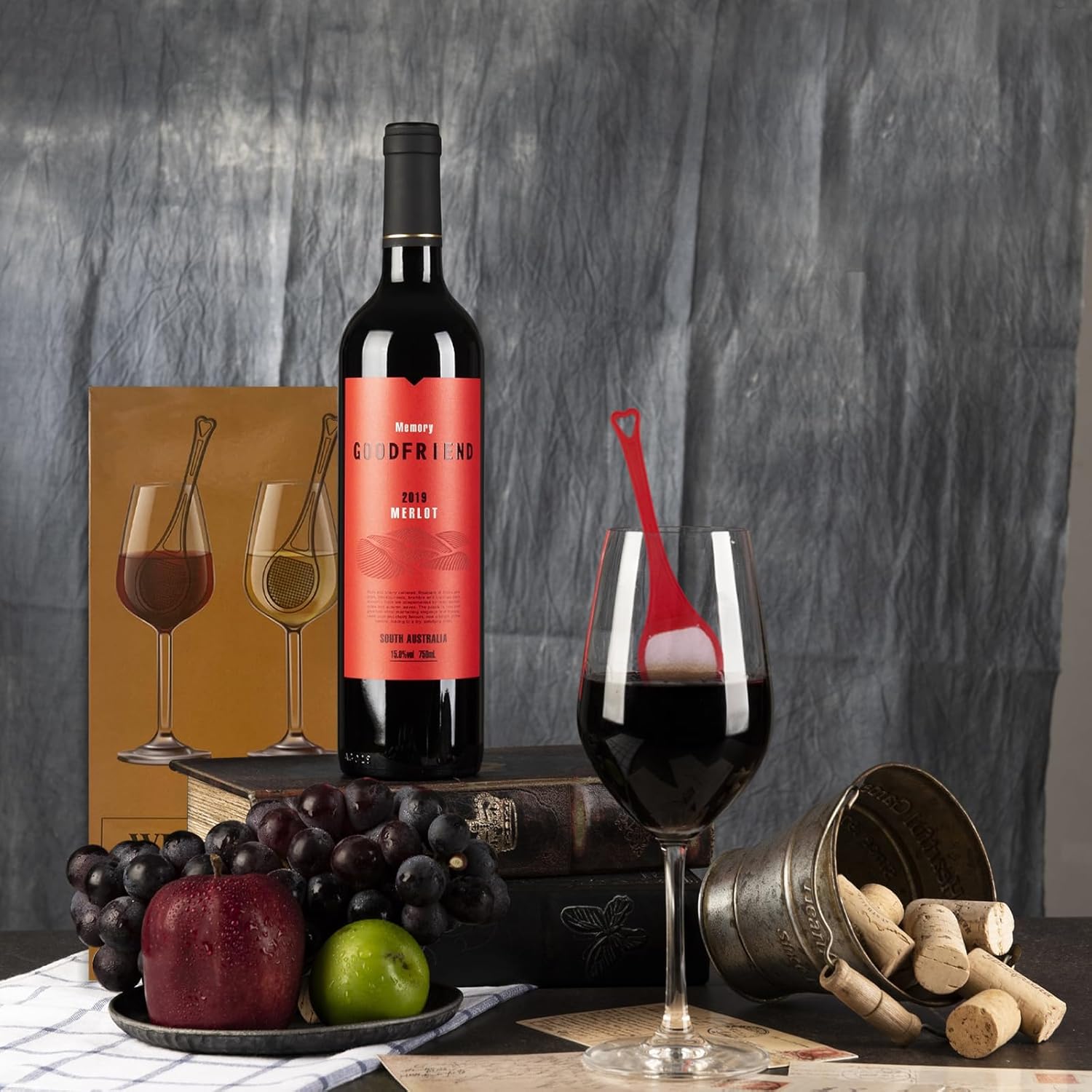 All-Natural Red Wine Purifier (8 Pack) Effectively Removes Sulfite and Histamine to Prevent Red Wine Headaches, Nausea, Hangovers, and Allergies –