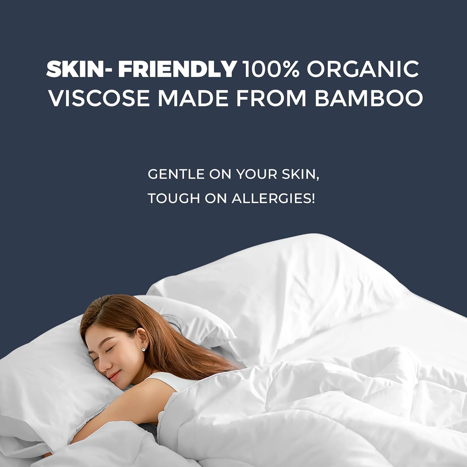 Sweave Juego de sábanas de tamaño matrimonial, viscosa orgánica genuina derivada del bambú, refrescante, absorbe la humedad, más suave y suave que