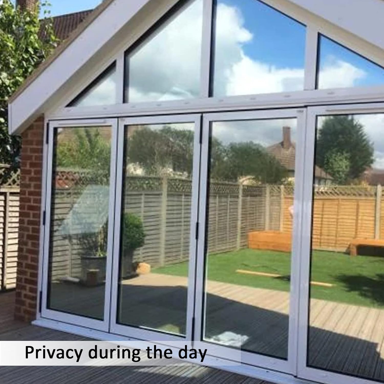 Película de privacidad unidireccional para ventana, bloqueo solar, control de calor, sin pegamento, se adhiere estática, para el hogar y la oficina,