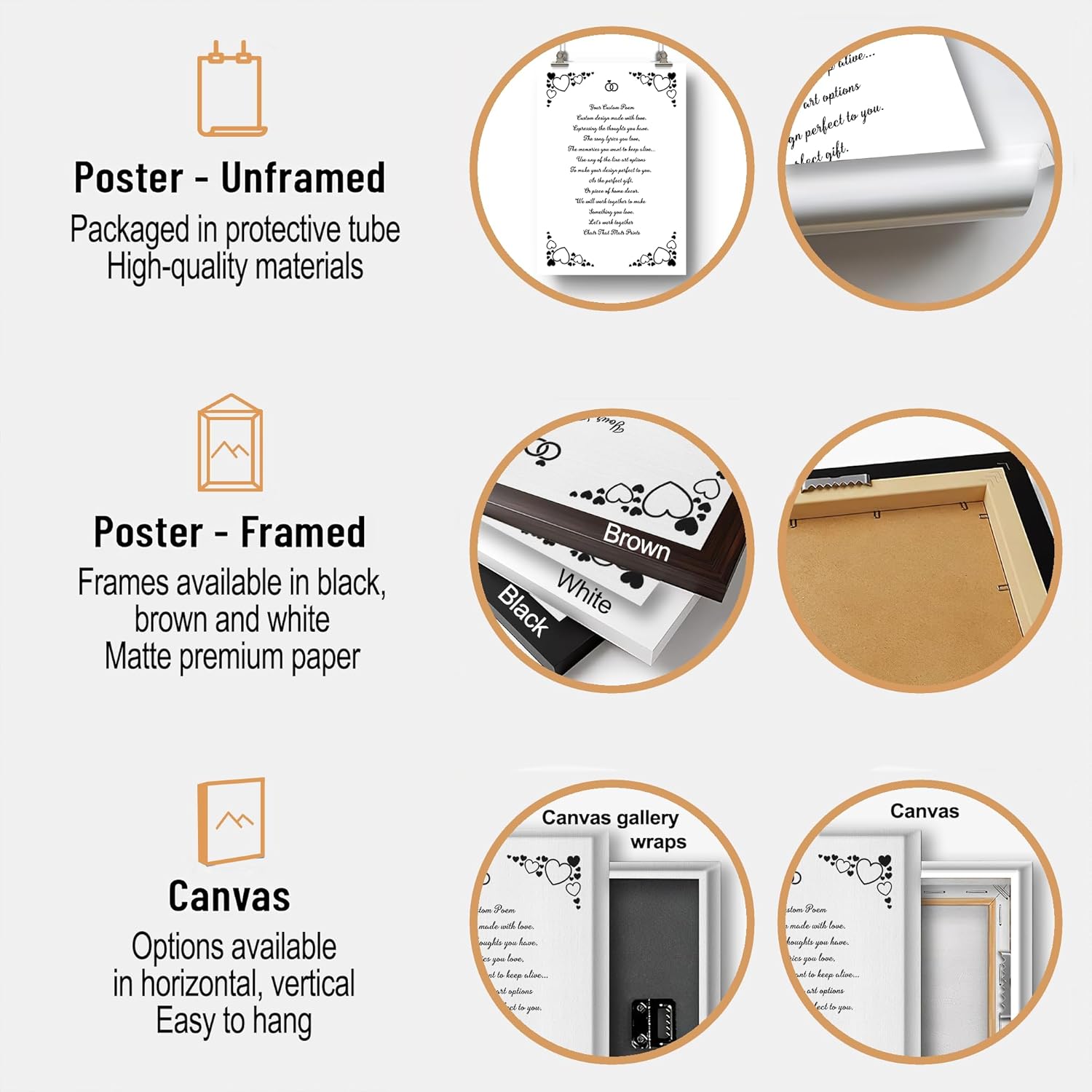 Impresiones artísticas personalizadas de poema o verso, citas personalizadas, lienzo para crear tus propias citas personalizadas para el hogar,