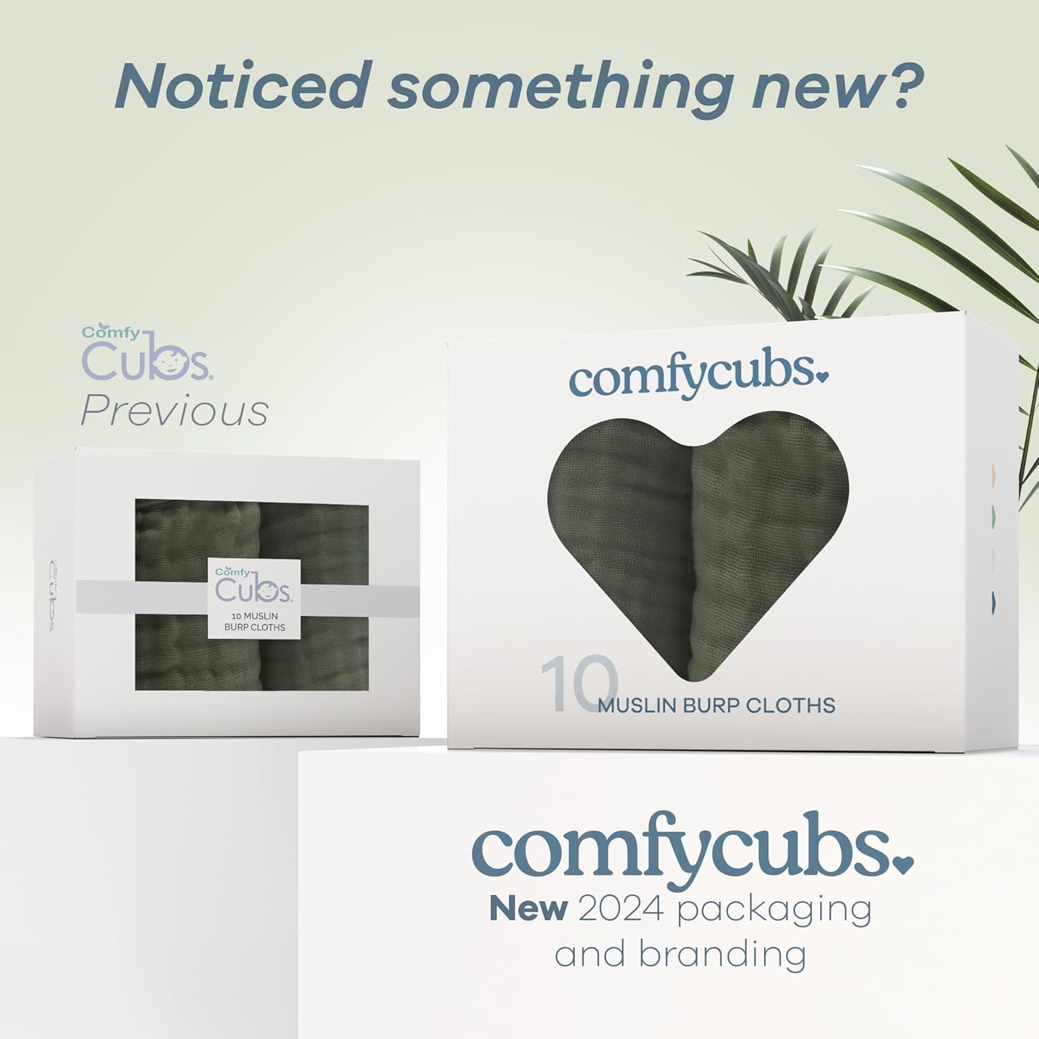 Comfy Cubs Paños de muselina grandes 100% algodón para bebés, artículos esenciales para bebés, 6 capas extra absorbentes y suaves, trapos para niños