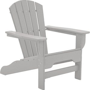 Boca Adirondack – Silla color gris claro Boca Adirondack – Silla color gris claro