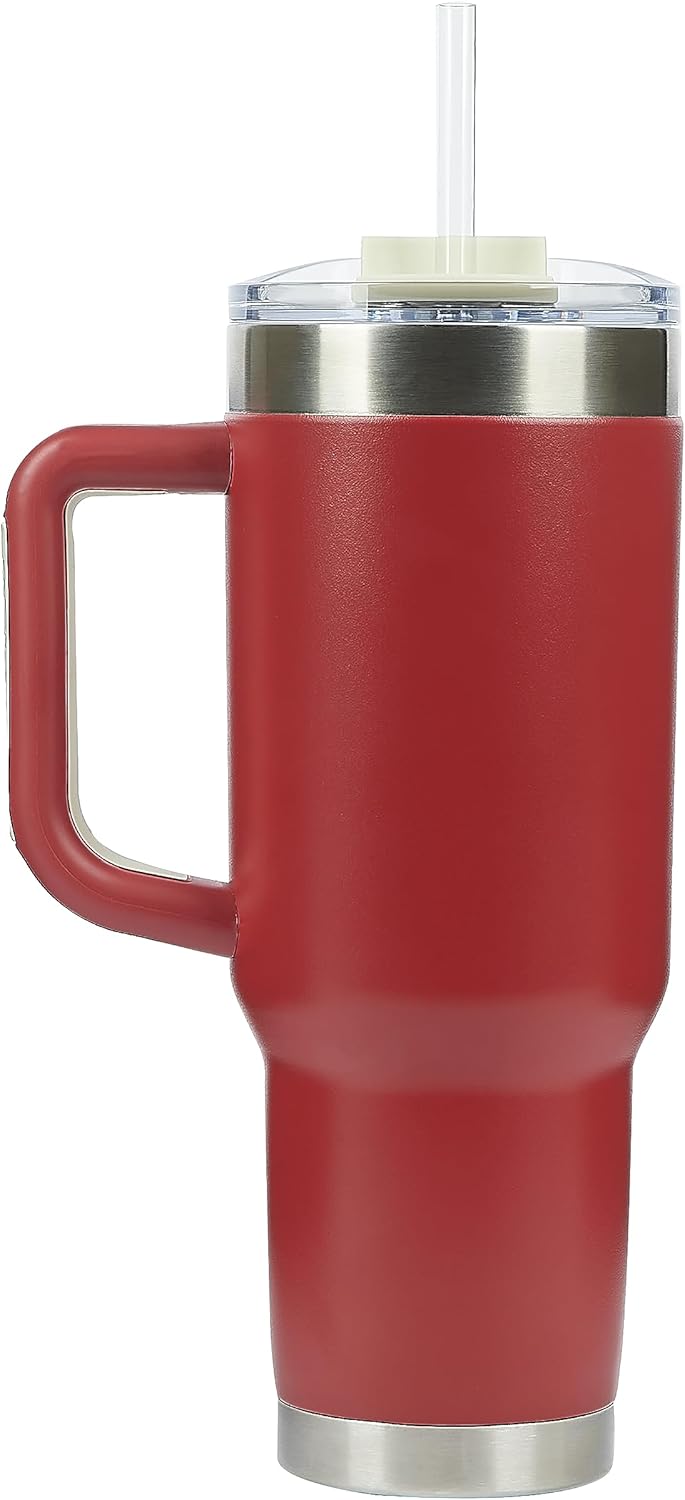 Pelican Hydration Pelican Porter – Vaso aislado al vacío de 40 onzas, acero inoxidable reciclado de doble pared de viaje con doble tapa, taza de