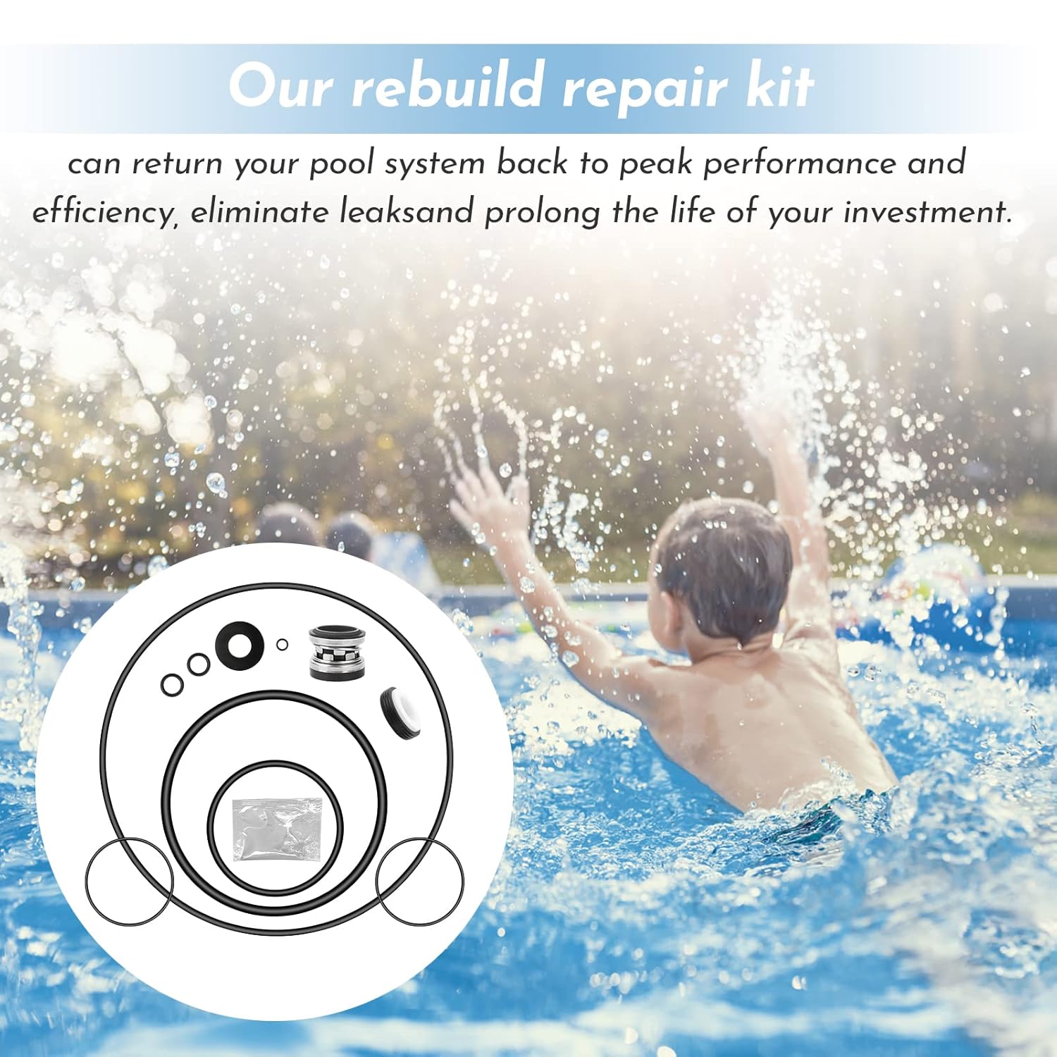 Kit de reparación de reconstrucción de junta tórica, para Jandy, zodiaco, FloPro y VS FloPro, FHPF, junta de sello de bomba de piscina FHPM, kit de
