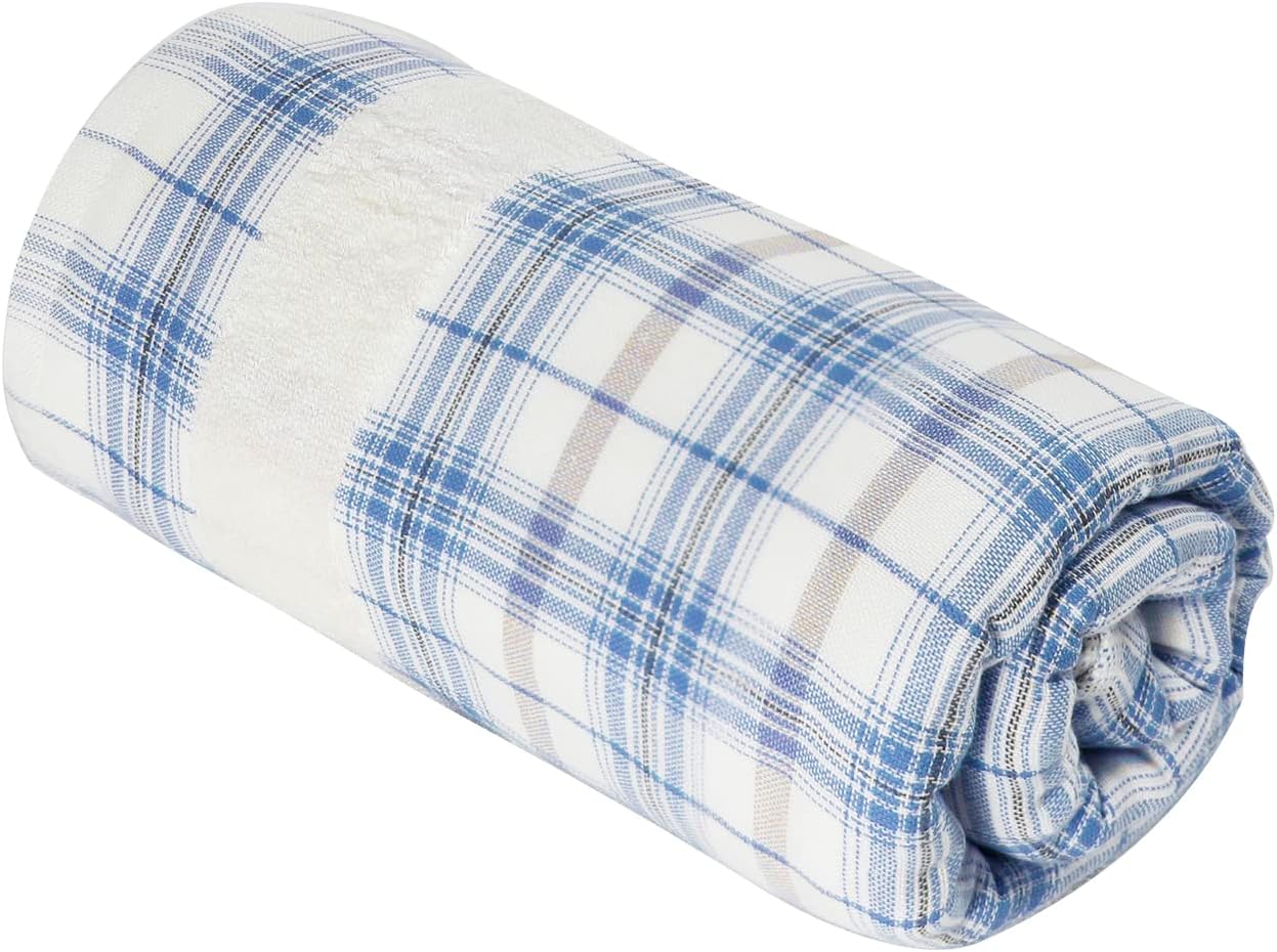 Toallas de baño-sábanas-altamente absorbentes-toallas de playa-extra grandes-toalla de baño-grande-ducha-toallas 70x140CM27.56″x55.12″ (azul)