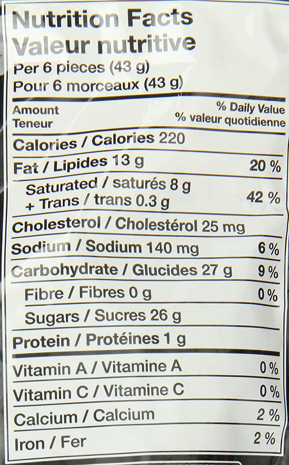 SKOR Barras de caramelo de chocolate con caramelo con mantequilla, minis, 6.74 oz7 onzas, paquete de 2 Importado de Canadá