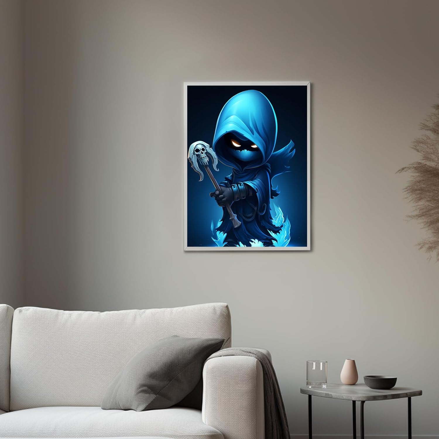 Xujinsongg Kit de pintura de diamante 5D, kit de pintura digital, tema de dibujos animados de anime para bricolaje, imagen artística completa de