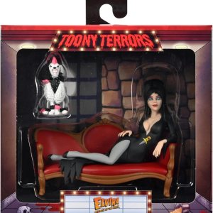 NECA – Juego de figuras de acción de Elvira on Couch (Toony Terrors) de 6 pulgadas en caja NECA – Juego de figuras de acción de Elvira on Couch (Toony Terrors) de 6 pulgadas en caja