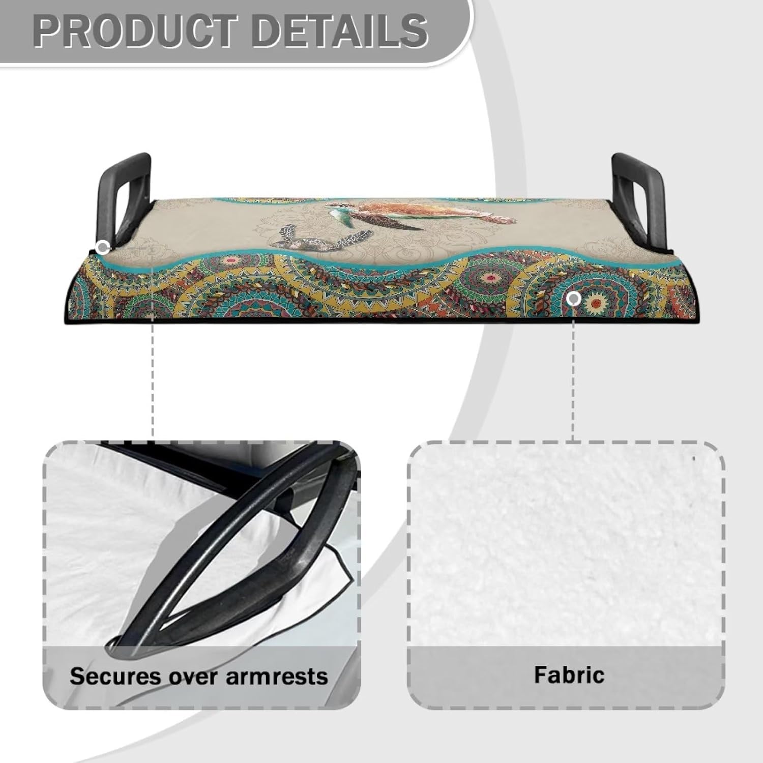 Aztec Turtle – Funda de asiento de carrito de golf, ajuste universal para la mayoría de los autos de club, decoraciones de carrito de golf, regalos