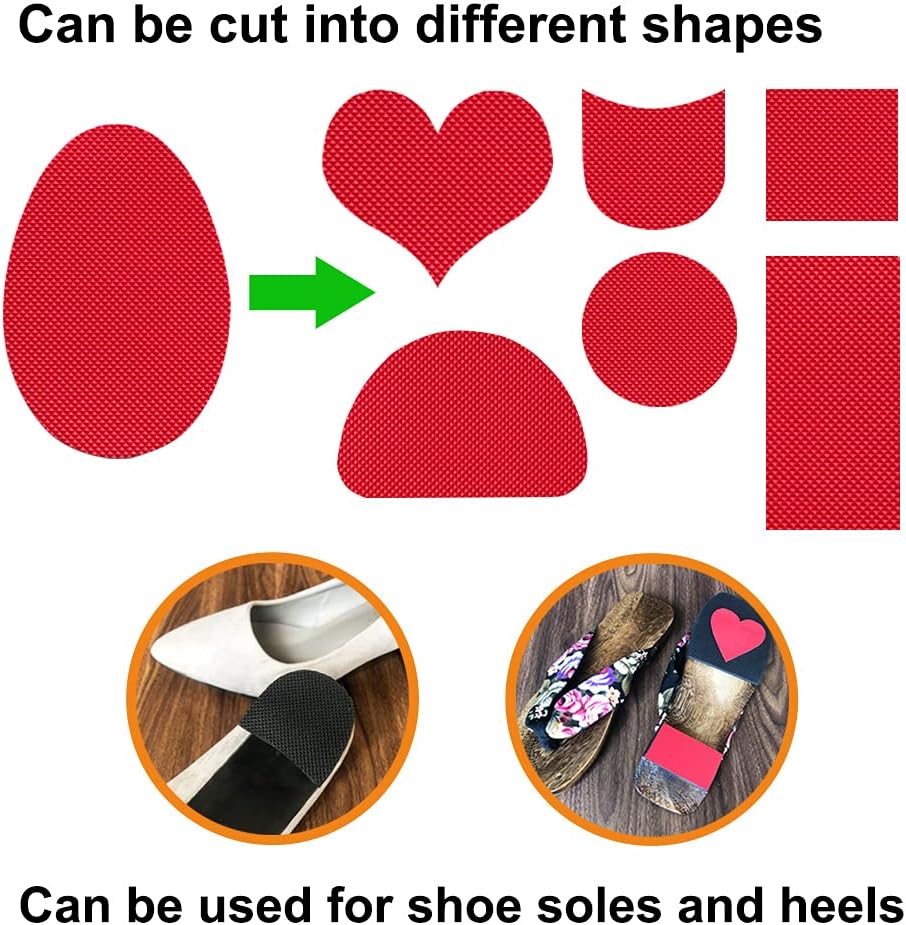 Unikstep 8 pares (16 piezas) suela de zapato antideslizante agarre, Caqui