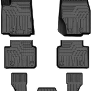 Alfombrillas para Jeep Grand Cherokee L 2023 2022 2021, solo aptas para 6 pasajeros sin consola central, juego de 3 filas para todo tipo de clima, Alfombrillas para Jeep Grand Cherokee L 2023 2022 2021, solo aptas para 6 pasajeros sin consola central, juego de 3 filas para todo tipo de clima,