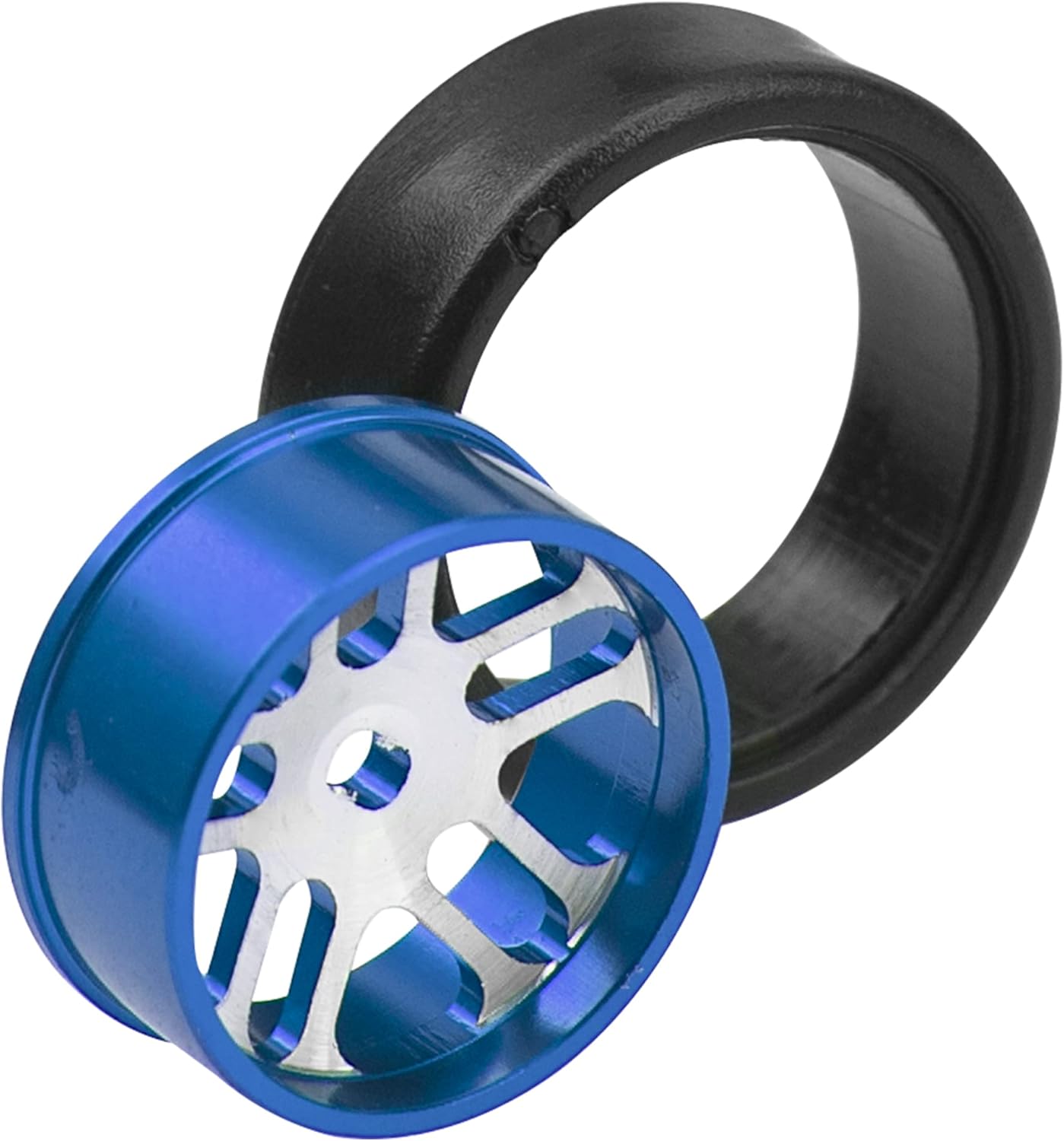 ShareGoo – Llantas de aleación y neumáticos de plástico compatibles con 128 Wltoys K969 K989 P929 Drift Kyosho Mini-Z Mini-Q Mini-D RC Drift Car
