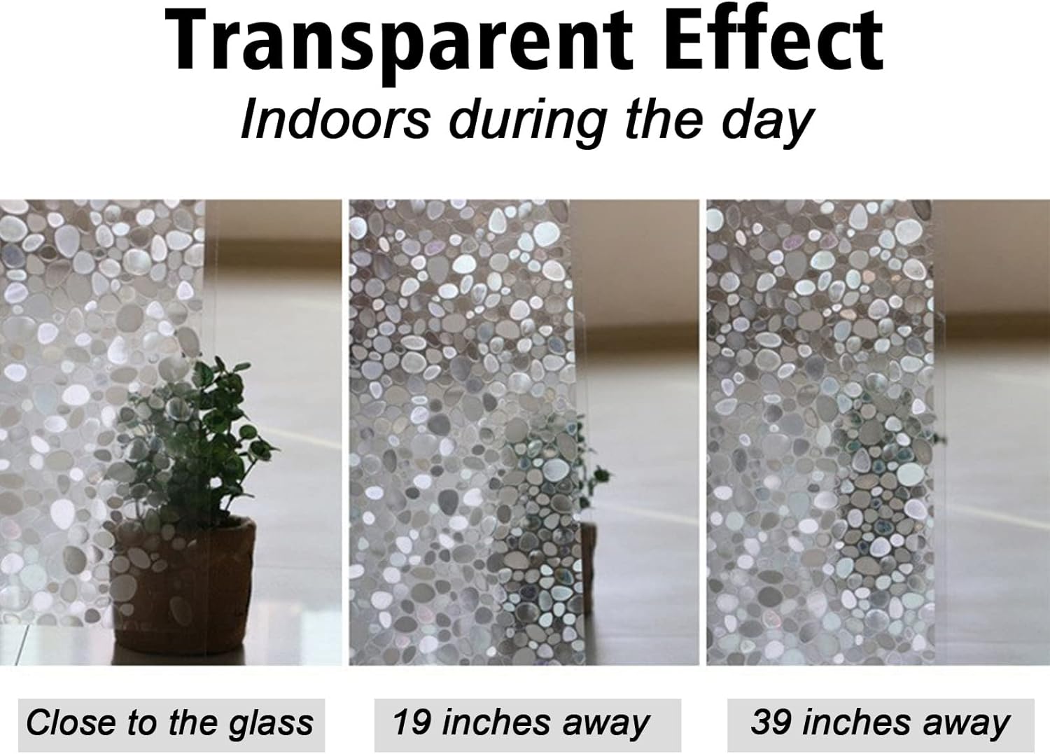 Película de privacidad para ventana, adherencia estática no adhesiva, calcomanías decorativas 3D para vidrio, adhesivo estático, adhesivo decorativo