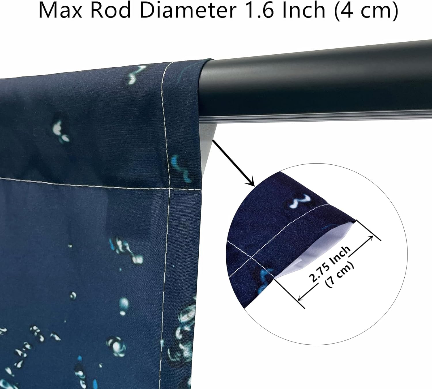 ANHOPE Cortinas de fútbol para niños, con temática deportiva, cortinas de ventana con diseño de fuego, rugby, llama, trueno, rayo, bolsillo para
