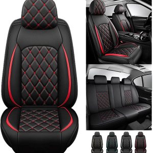 Car Seat Cover Leather Full Set for SsangYong Korando (2011-2023), Universal Non-Slip Waterproof Durable Vehicle Seat Covers (Color  B) Car Seat Cover Leather Full Set for SsangYong Korando (2011-2023), Universal Non-Slip Waterproof Durable Vehicle Seat Covers (Color  B)