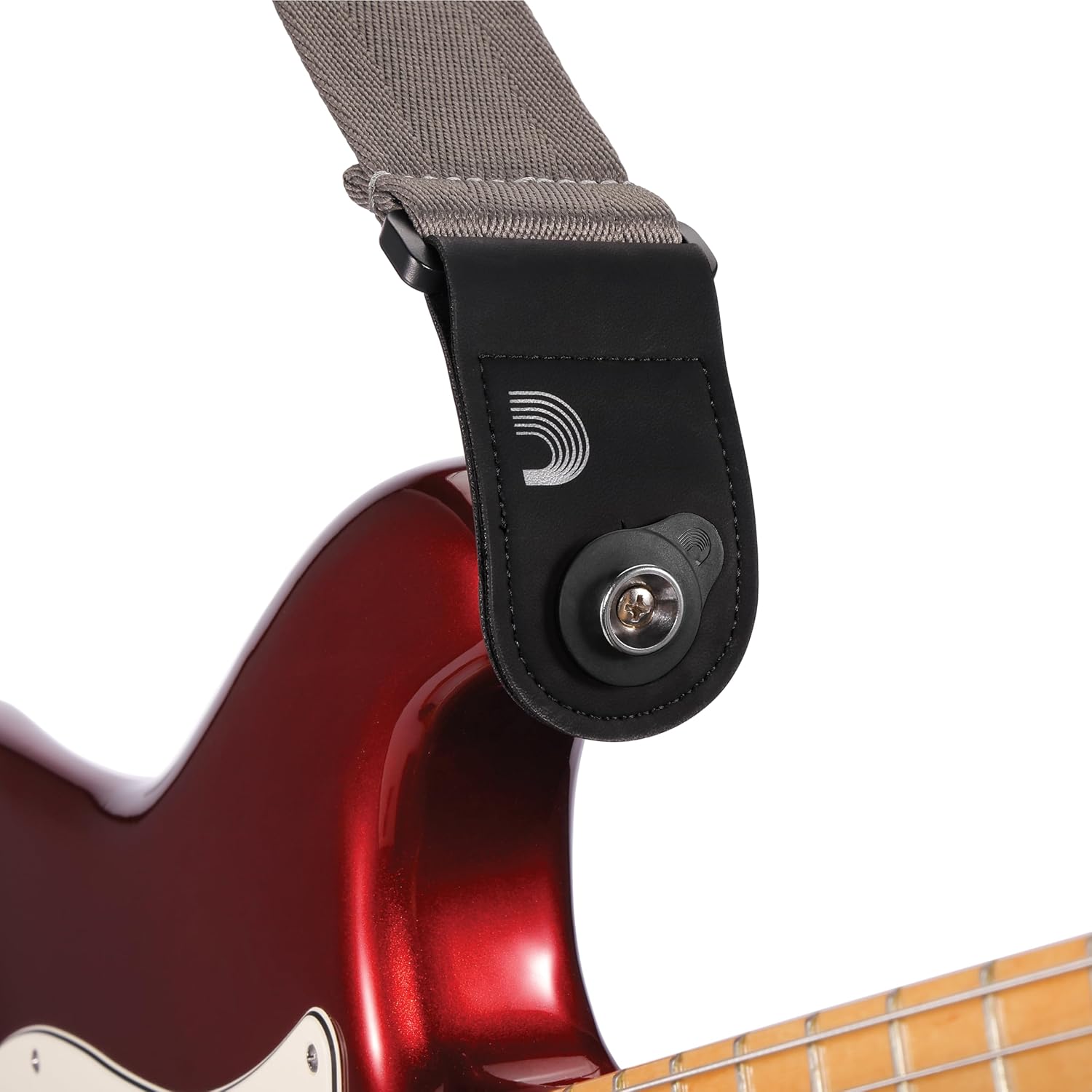 D’Addario Accessories Bloques de correa de bloqueo flexible – Cierra las correas en su lugar – Protege tu instrumento sin modificaciones ni