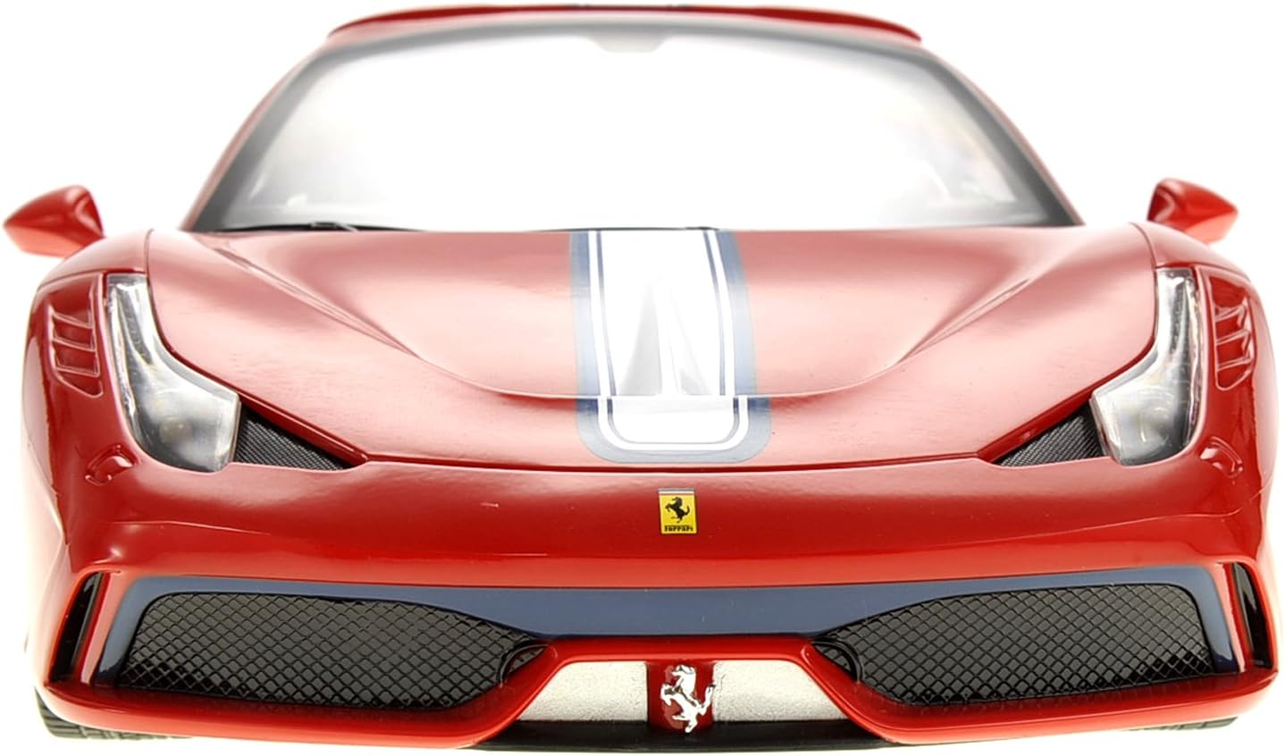 PowerTRC 114 Conrol Ferrari 458 Speciale con tapa convertible funcional  RC Electric Hobby Racing Car para niños, niñas y adultos (rojo)