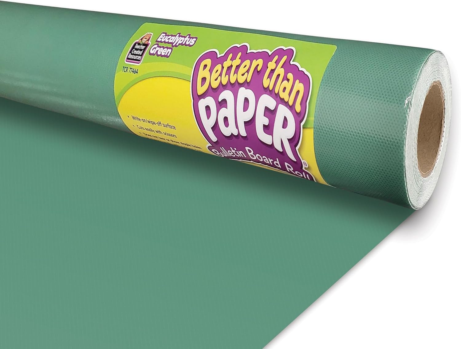 Rollo de tablón de anuncios de Eucalyptus Green Better Than Paper, 4 pies x 12 pies