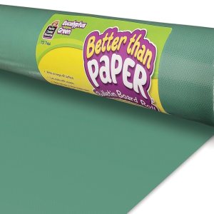 Rollo de tablón de anuncios de Eucalyptus Green Better Than Paper, 4 pies x 12 pies Rollo de tablón de anuncios de Eucalyptus Green Better Than Paper, 4 pies x 12 pies
