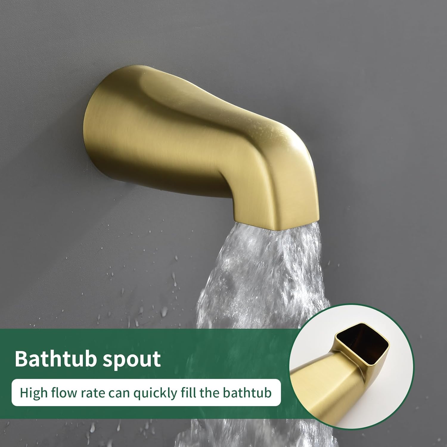 Juego de grifo de ducha de 3 manijas, sistema de ducha con boquilla de bañera, juego de grifo de bañera, juego combinado de cabezal de ducha,
