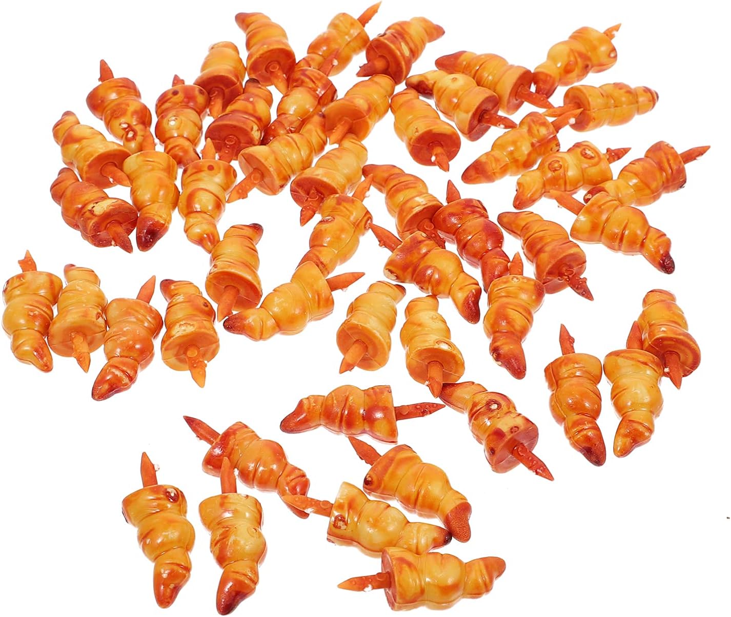 50 piezas de muñeco de nieve para hacer muñeco de nieve, suministros de construcción, naranja, botón de nariz de muñeco de nieve para invierno,
