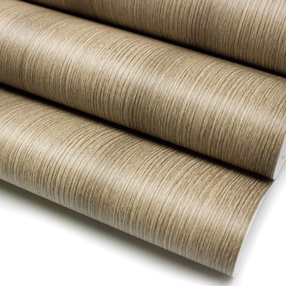 Oxdigi – Papel de contacto con patrón de grano de madera de 24.0 x 196pulgadas, película autoadhesiva para encimera, estante de gabinete de cocina,