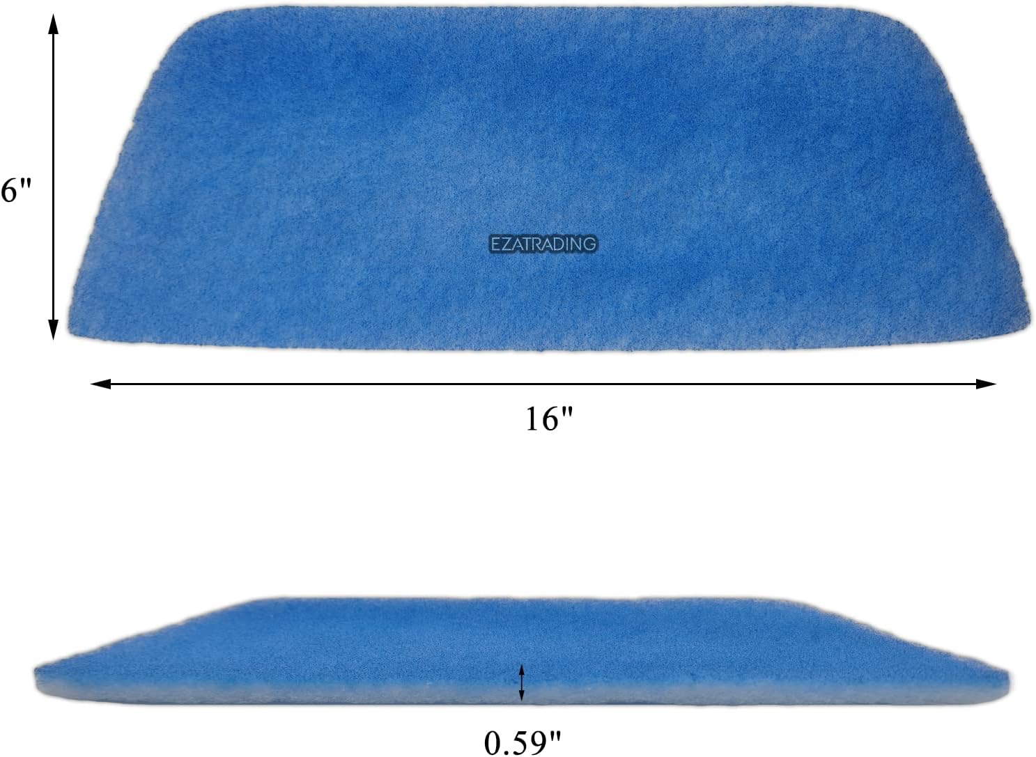 Filtro de aire acondicionado RV  Filtros de repuesto de CA de 6 x 16 pulgadas para unidad Coleman Mach (4 filtros)