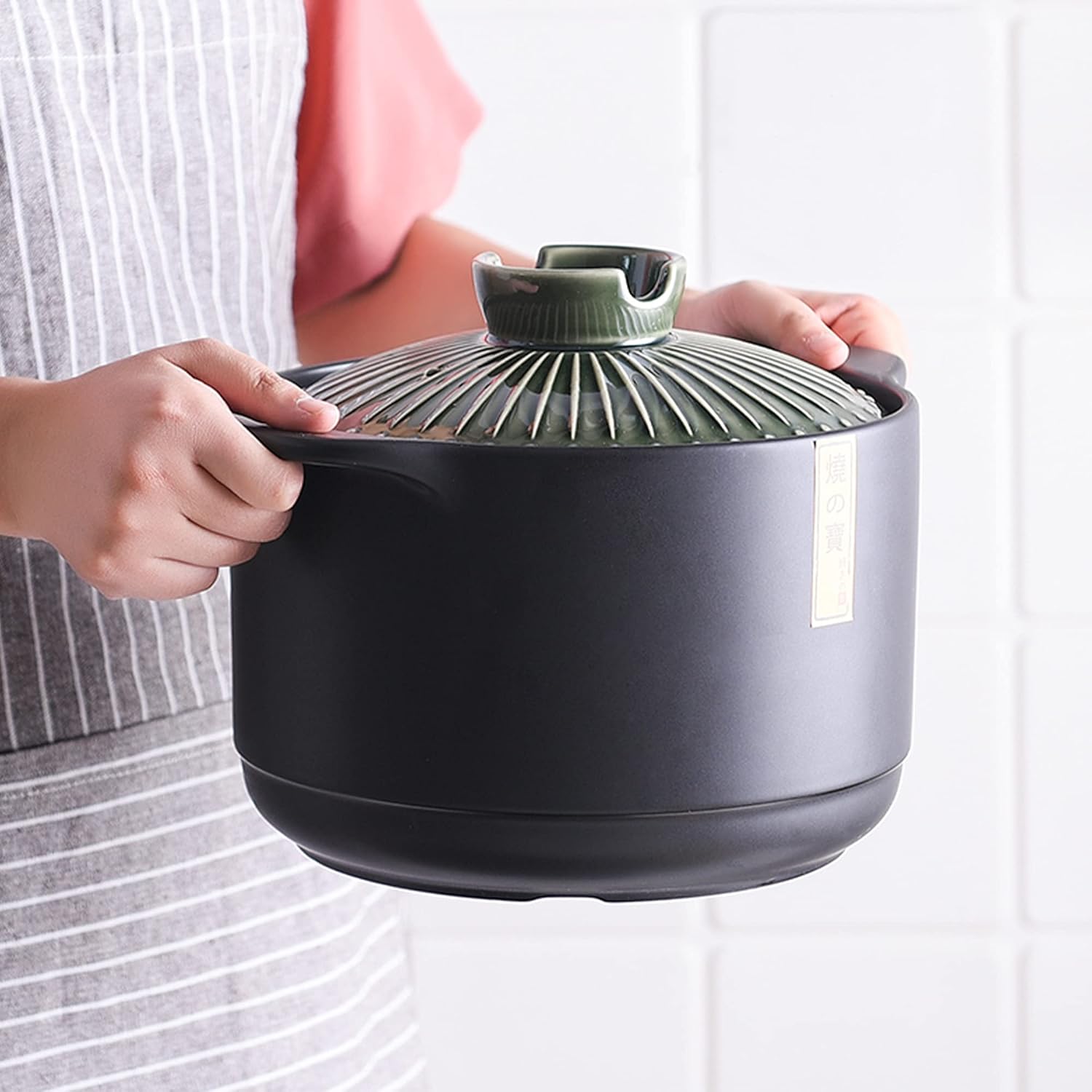 Olla de cerámica, olla de barro, olla de barro, olla de loza, donabe japonés, cerámica chinacazuelaolla de barroolla de tierra, olla de cocina, olla