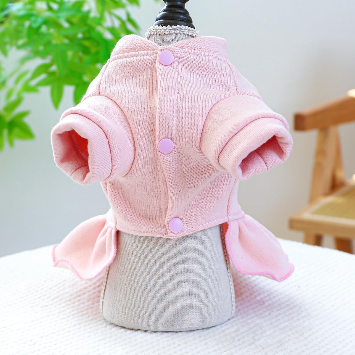 Vestidos para perros pequeños, con corbatín, arnés para niña, linda falda tutú con estampado de amor, vestido de princesa para cachorros, ropa de
