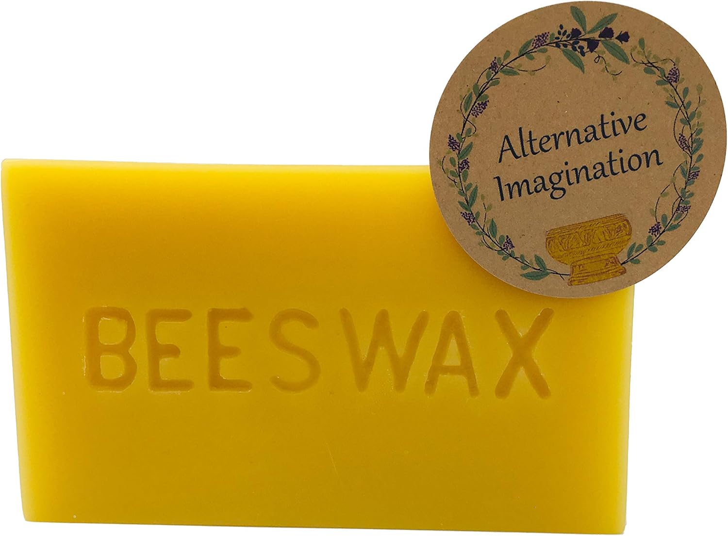 Alternative Imagination Ladrillo de cera de abeja 100% pura (1 libra)