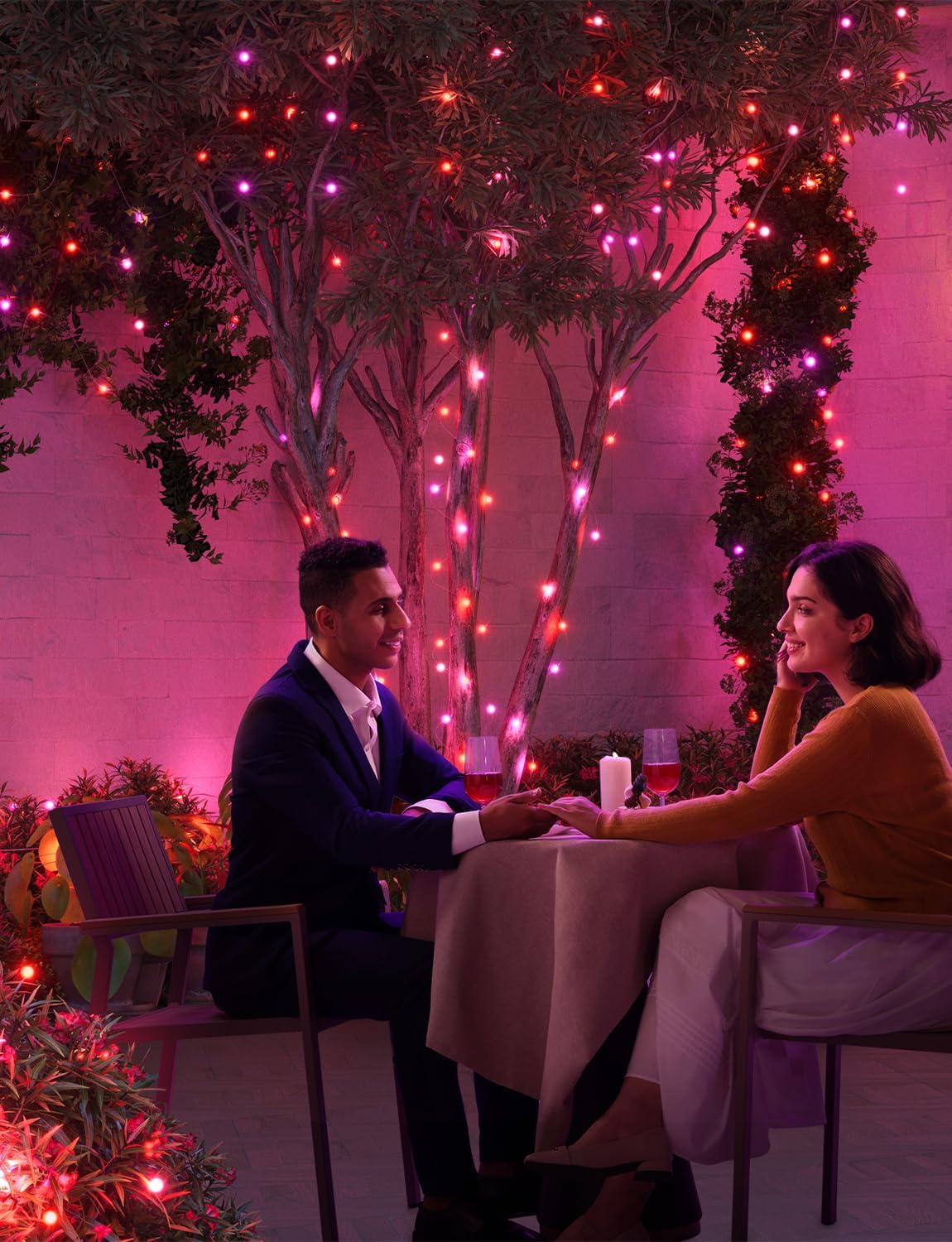 Govee Cadena de luces de 33 pies, luces inteligentes RGBIC para interiores con más de 99 modos de escena preestablecidos, luces LED de Navidad