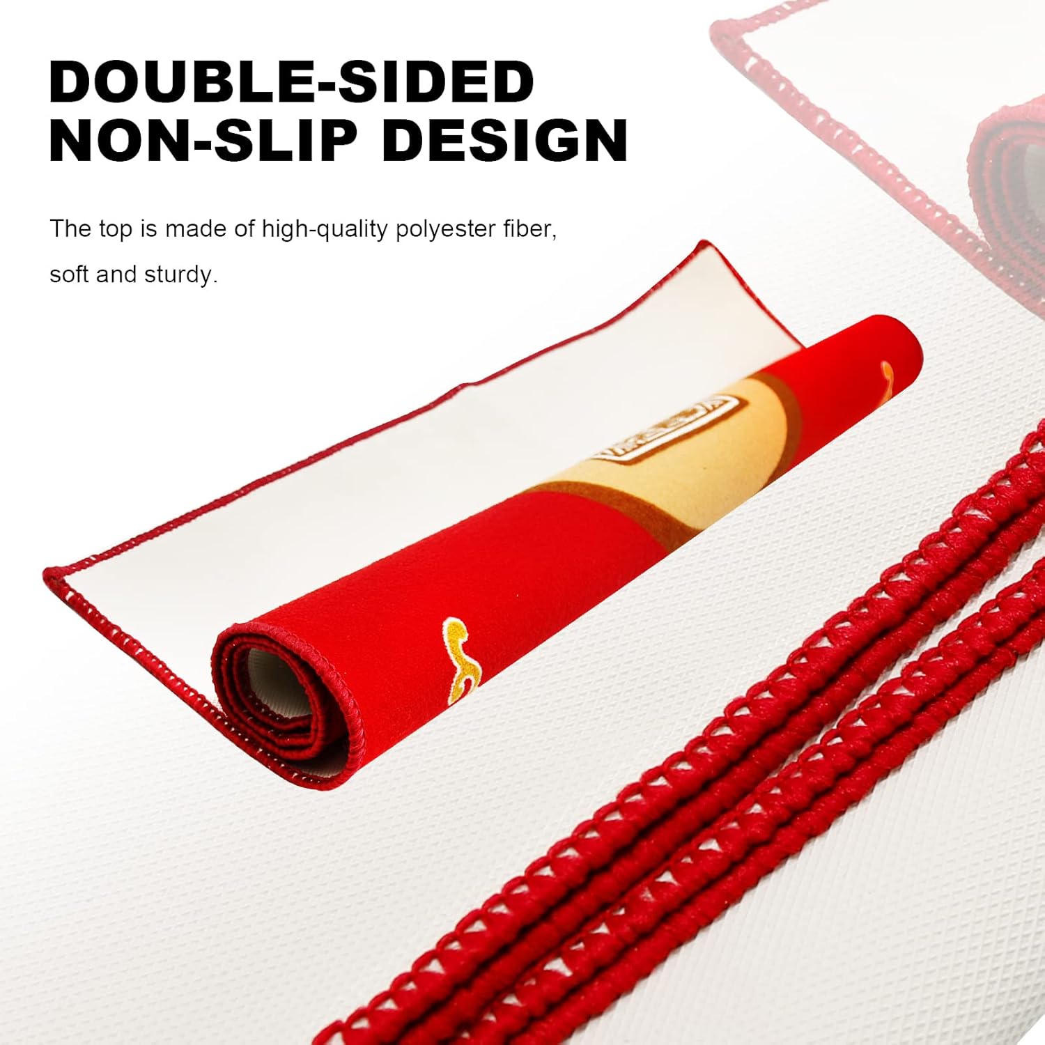Mahjong Mat, cubierta antideslizante para mesa de reducción de ruido, tapete de mesa de Mahjong antideslizante con bolsa, para Mahjong Paigow Poker