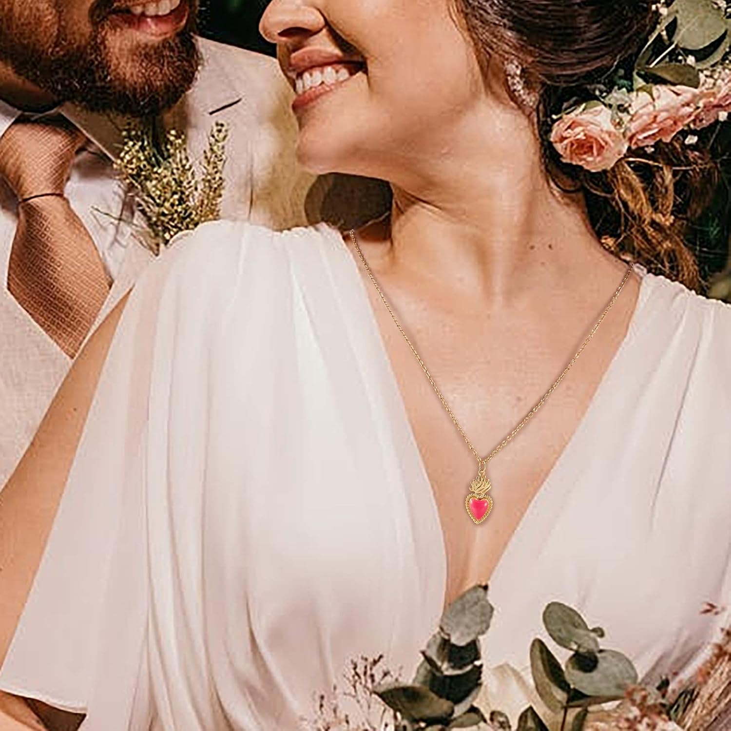 Abalorio de latón dorado con esmalte y anillos de salto para joyería pendientes pulsera collar fabricación