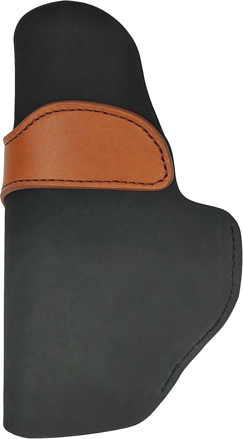 Funda de cuero IWB para Glock G17 G19 G22 P365-Ruger Security 9 Springfield XD y XDS Taurus G2C G3 G3C, etc.