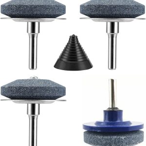 Afilador de cuchillas para cortacésped, herramienta de equilibrador de cuchillas rotativas multiafiladas de desgaste universal, equilibrador de Afilador de cuchillas para cortacésped, herramienta de equilibrador de cuchillas rotativas multiafiladas de desgaste universal, equilibrador de