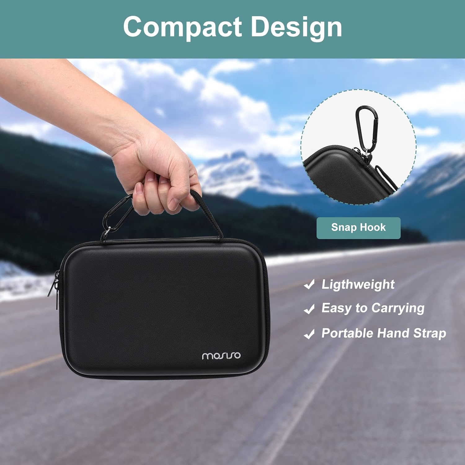 MOSISO Funda para cámara compatible con Sony ZV-1  ZV-1F  ZV-1 II Vlog y kit de accesorios para vlogger trípode, funda de transporte de EVA
