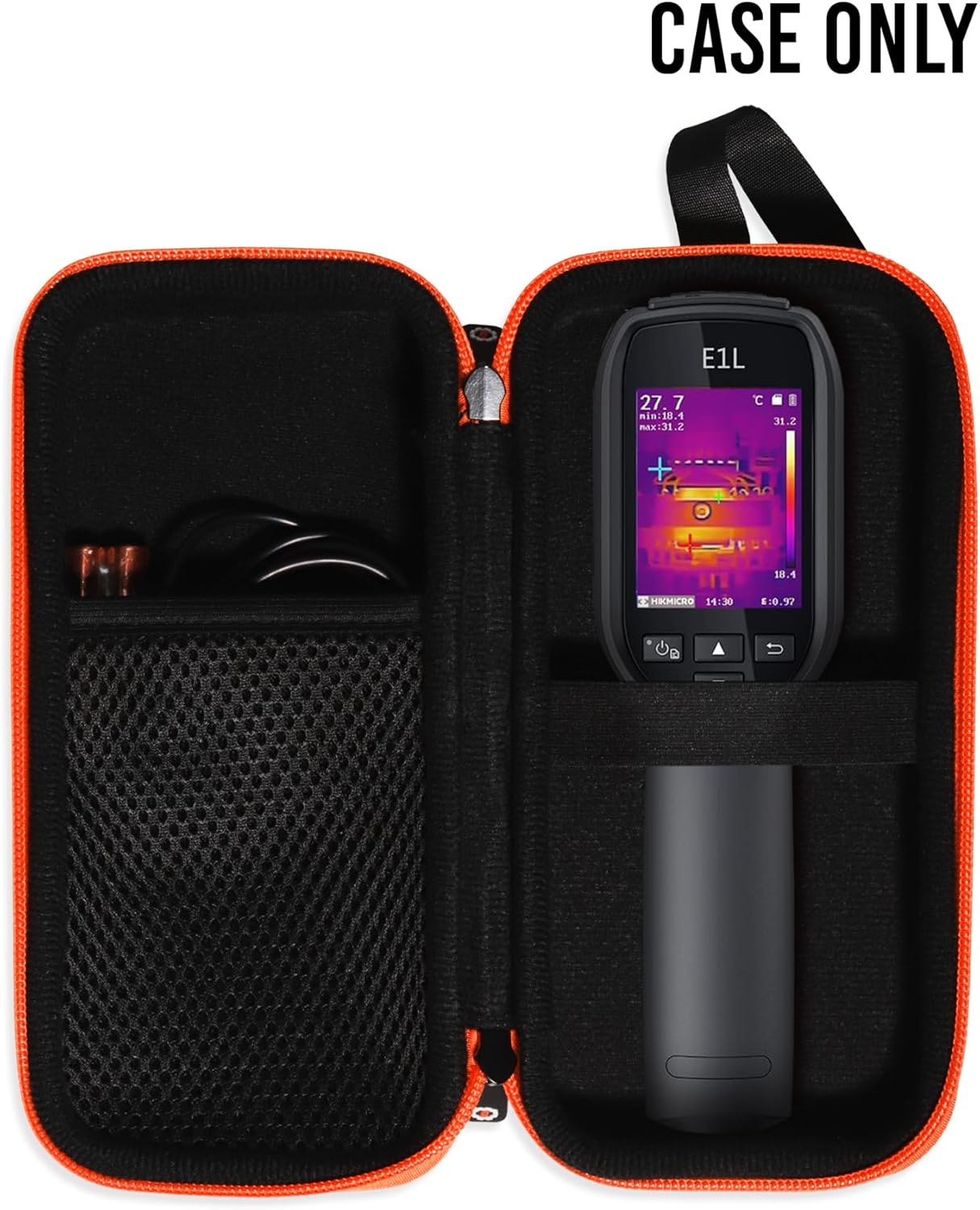 GETGEAR Funda de transporte compatible con cámara compacta de imágenes térmicas HIKMICRO E1L