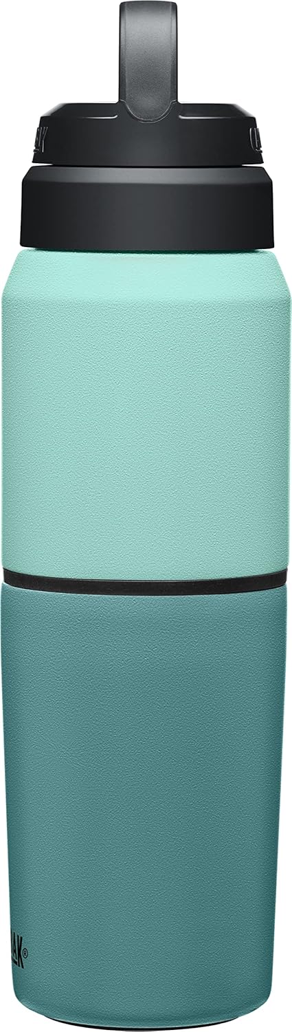 CamelBak Botella de agua y taza de viaje MultiBev – Acero inoxidable aislado
