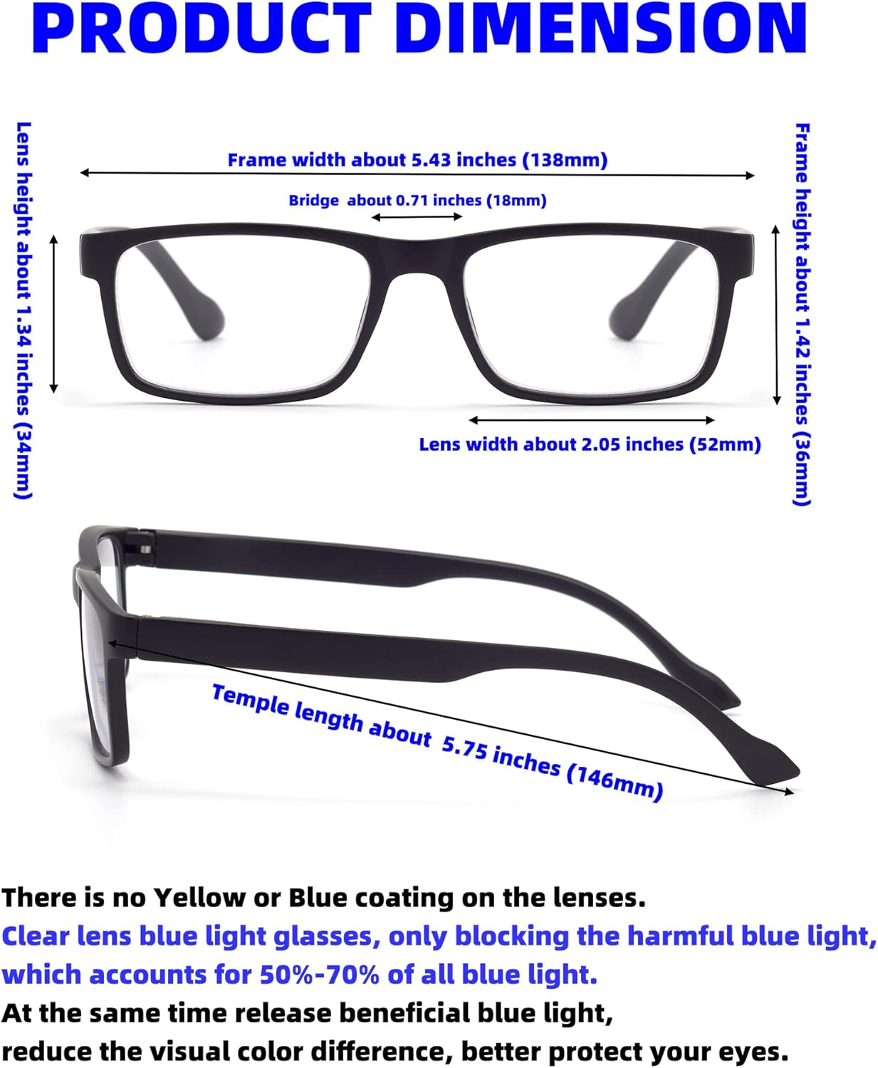 Muchos tipos de lentes de lectura para hombres y mujeres, lector de bisagra de resorte, bloqueo de luz azul o lente transparente para S___