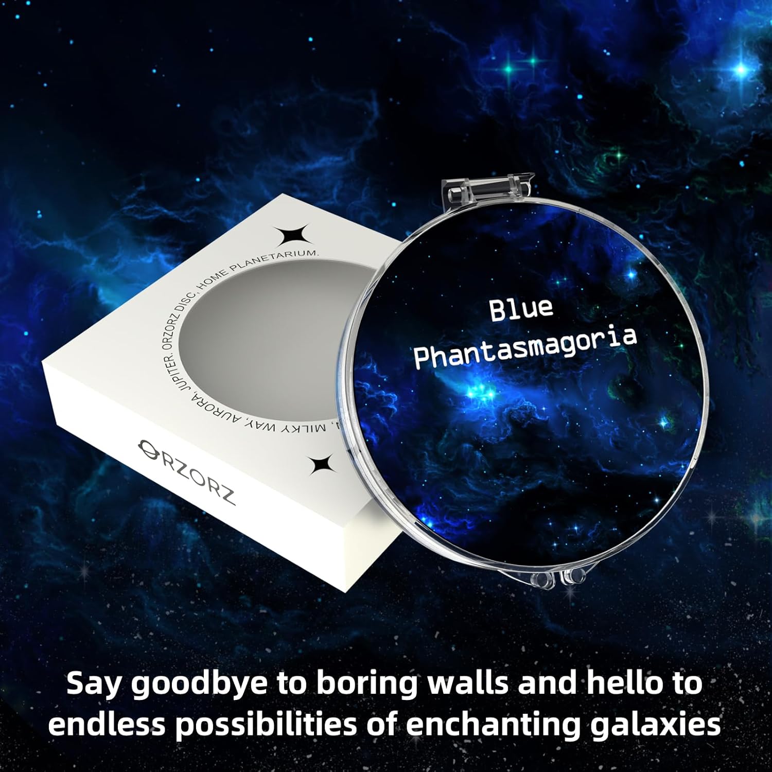 Discos deslizantes para proyector de estrellas Orzorz, luz nocturna de galaxia y proyector POCOCO Galaxy, pantalla de alta definición para proyector