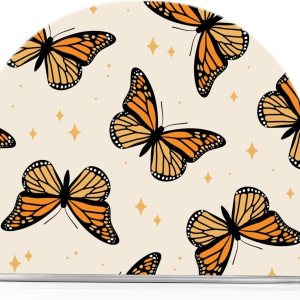 Monarch – Servilletero con diseño de mariposas para mesa de papel, dispensador de pañuelos acrílicos, cocina, comedor, baño, fiesta, decoración de Monarch – Servilletero con diseño de mariposas para mesa de papel, dispensador de pañuelos acrílicos, cocina, comedor, baño, fiesta, decoración de