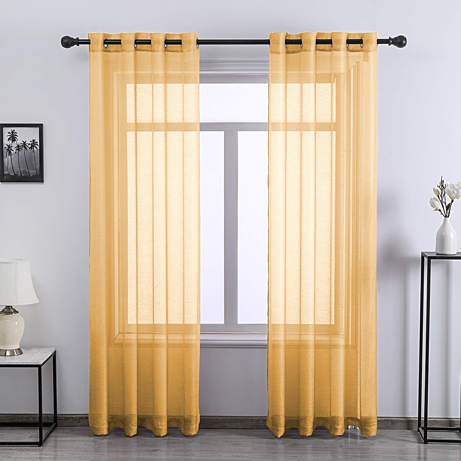 Cortinas Donren semitransparentes, para ventanas