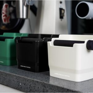 Knock Box para el hogar y la oficina Espresso – Mantén tu encimera limpia. Barra de golpeo SUS304, diseño de ruido y vibración, caja de golpeo para Knock Box para el hogar y la oficina Espresso – Mantén tu encimera limpia. Barra de golpeo SUS304, diseño de ruido y vibración, caja de golpeo para