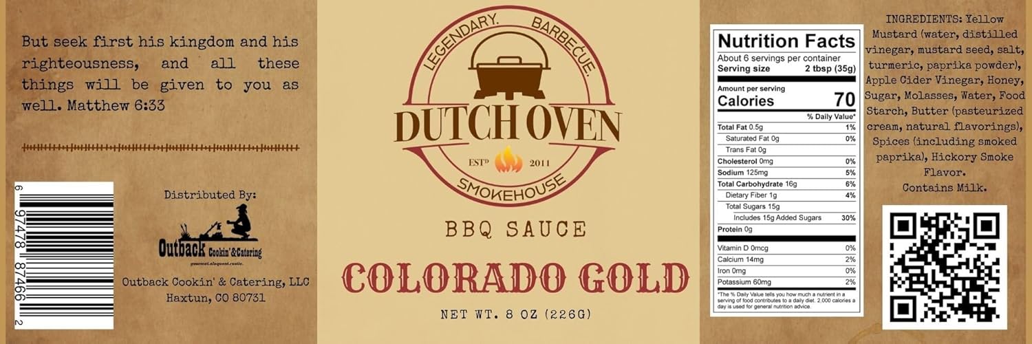 Dutch Oven Smokehouse – Salsa BBQ Colorado Gold