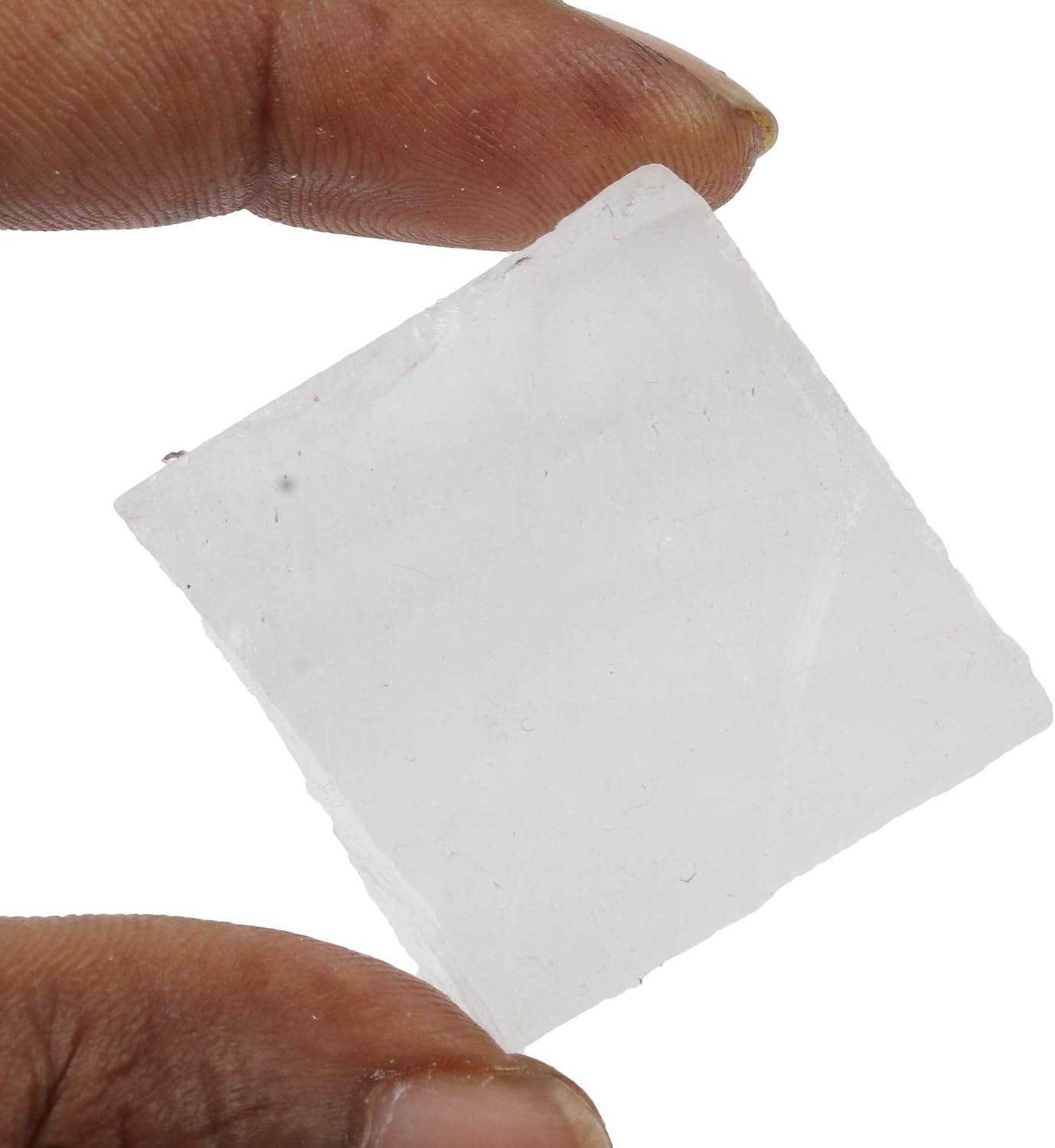 gemhub Cristal curativo de cuarzo blanco natural, 215.00 quilates, translúcido, suave, áspera, suelta