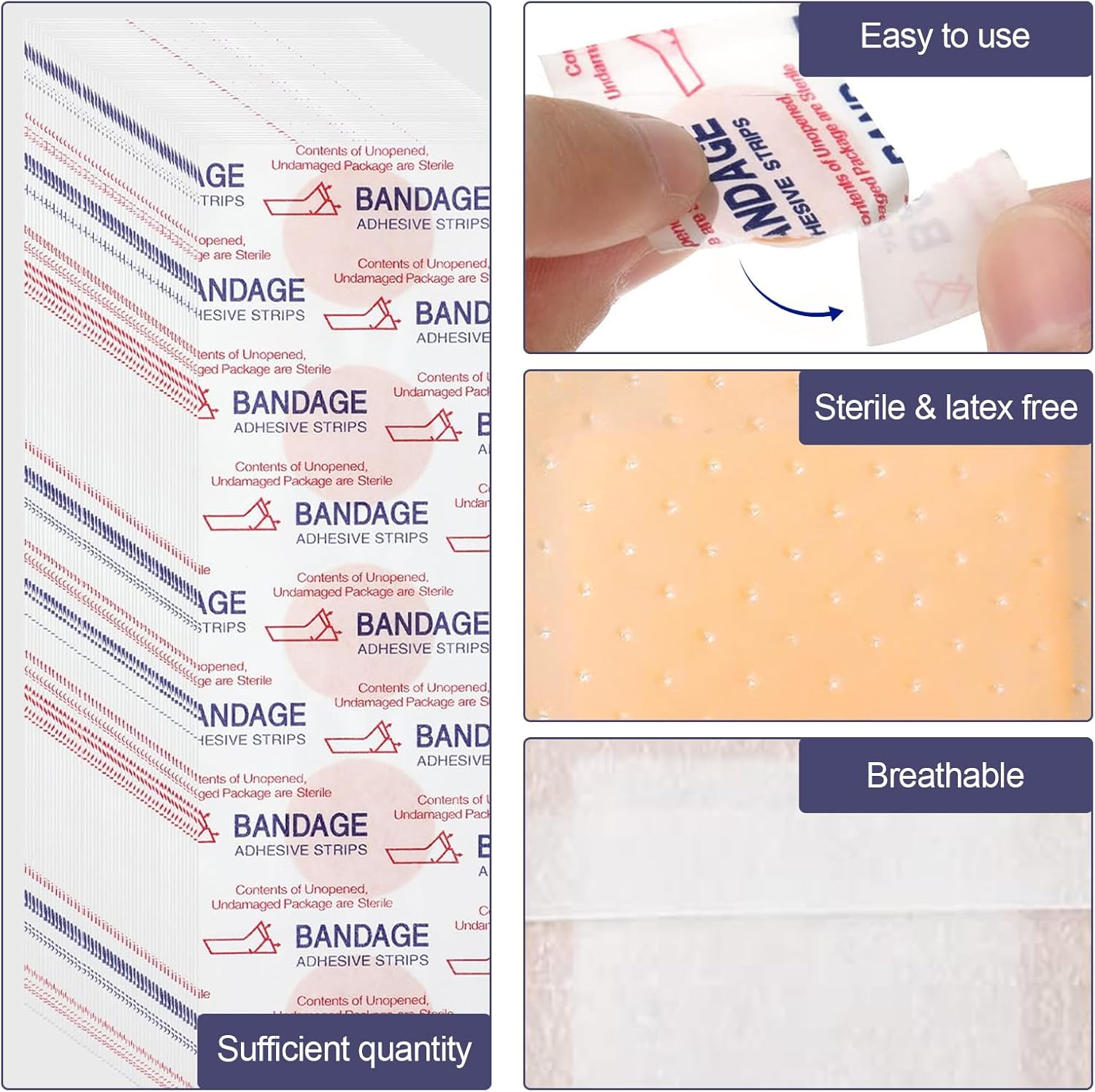 Harewu 200 vendajes redondos autoadhesivos, vendaje autoadhesivo de tela flexible para cuidado de heridas pequeñas y ocultar manchas en la piel,