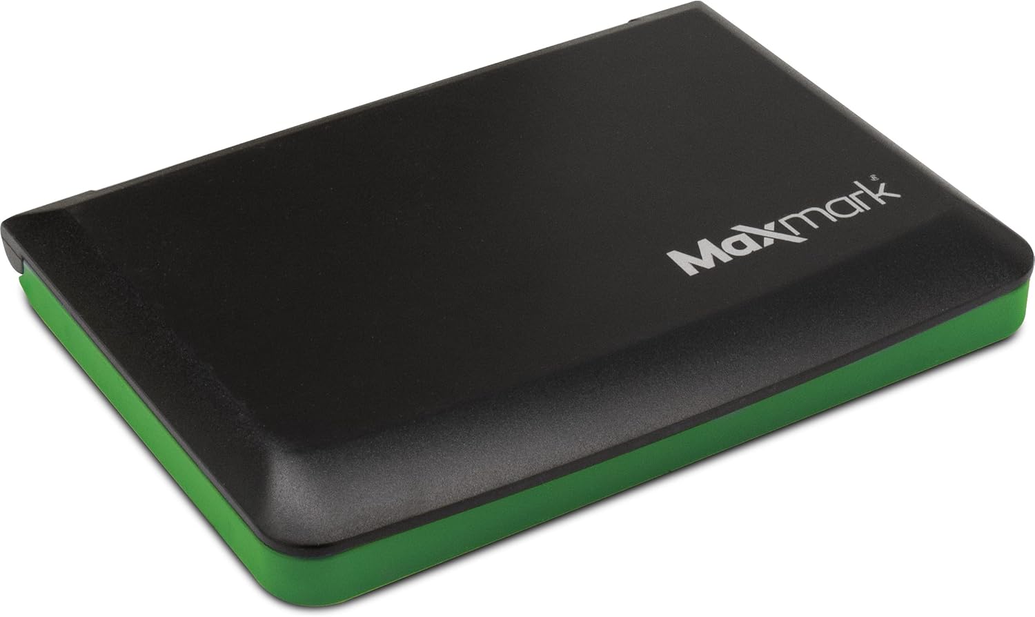 MaxMark Almohadilla de sello verde grande – 2-34″ por 4-14″ – Almohadilla de fieltro de alta calidad