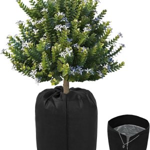 1 maceta de protección de invierno para plantas, cubierta de protección contra heladas de plantas de invierno, bolsa de protección de maceta de 16.9 1 maceta de protección de invierno para plantas, cubierta de protección contra heladas de plantas de invierno, bolsa de protección de maceta de 16.9